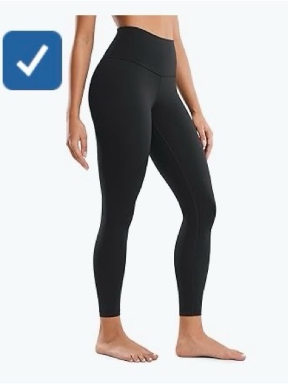 CRZ YOGA High-Waist Black Sculpting Leggings